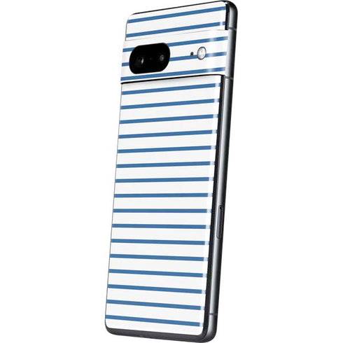Blue and White Stripes Pixel Skins